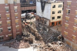 Gas explosion, East Harlem, New York