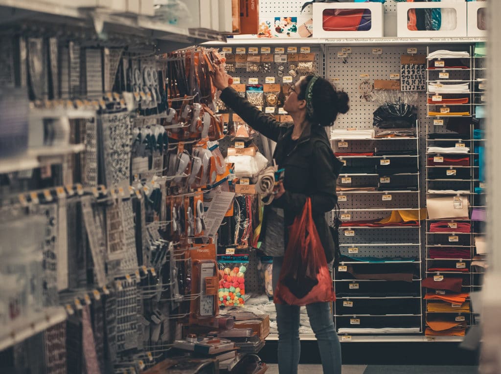 Injured in a store