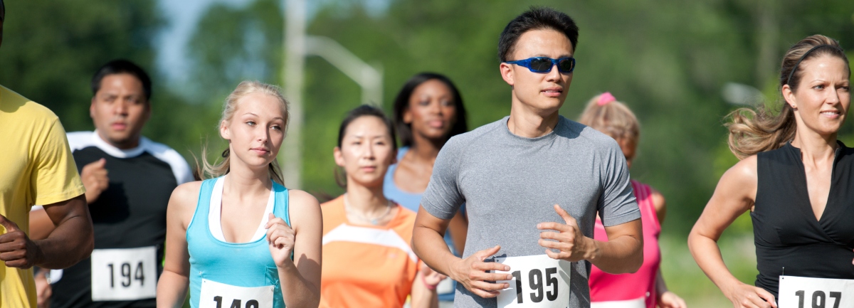 runners at a race.